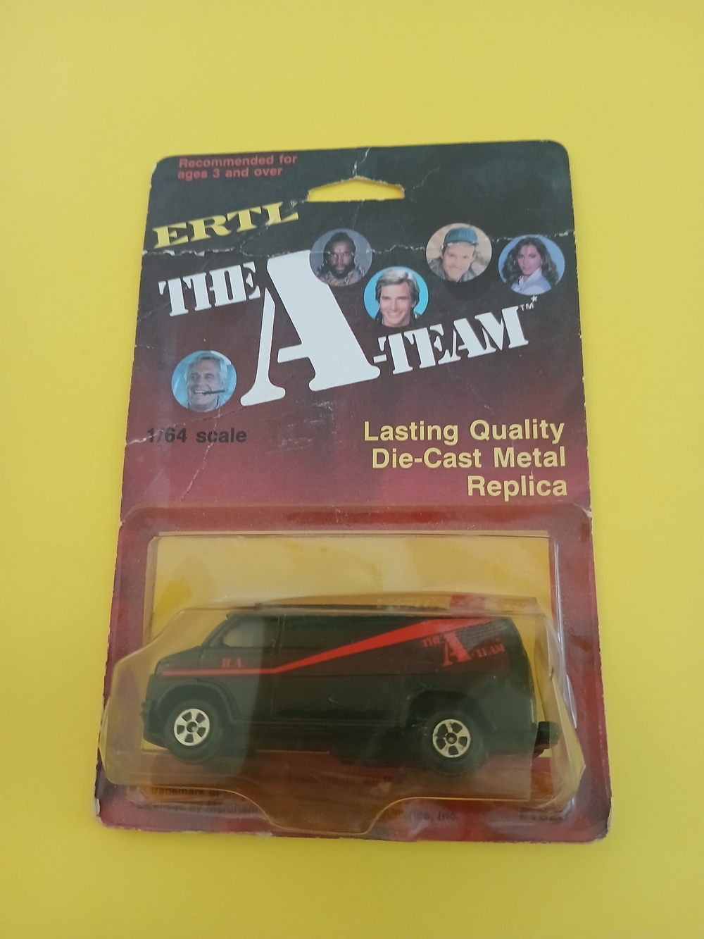 Vintage ERTL The A-Team Van 1/64 Die-Cast #1823 Original Package
Vintage ERTL